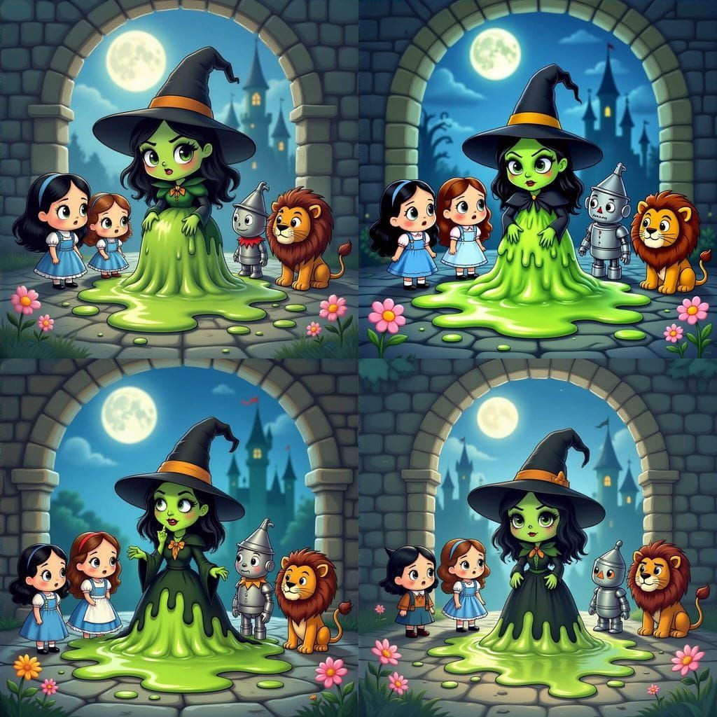 Wizard of Oz: Wicked Witch's Chibi Demise