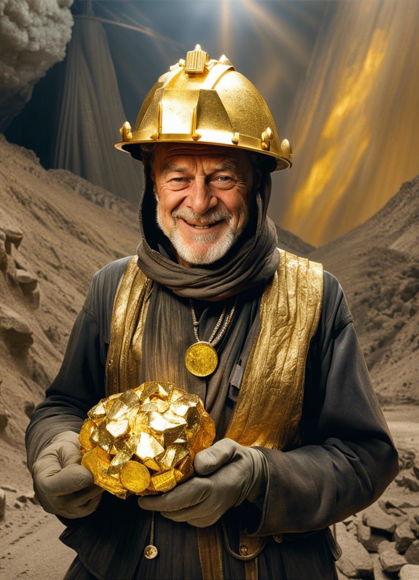 Anselm Kiefer as a medieval gold digger