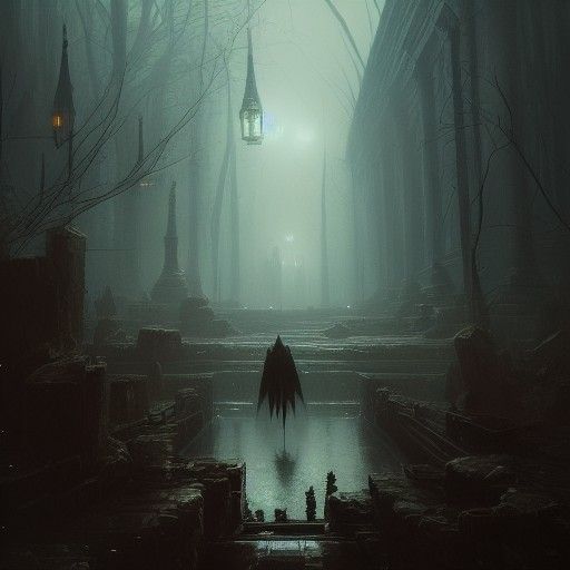 Dark Fantasy Fear: Hyperdetailed Concept Art