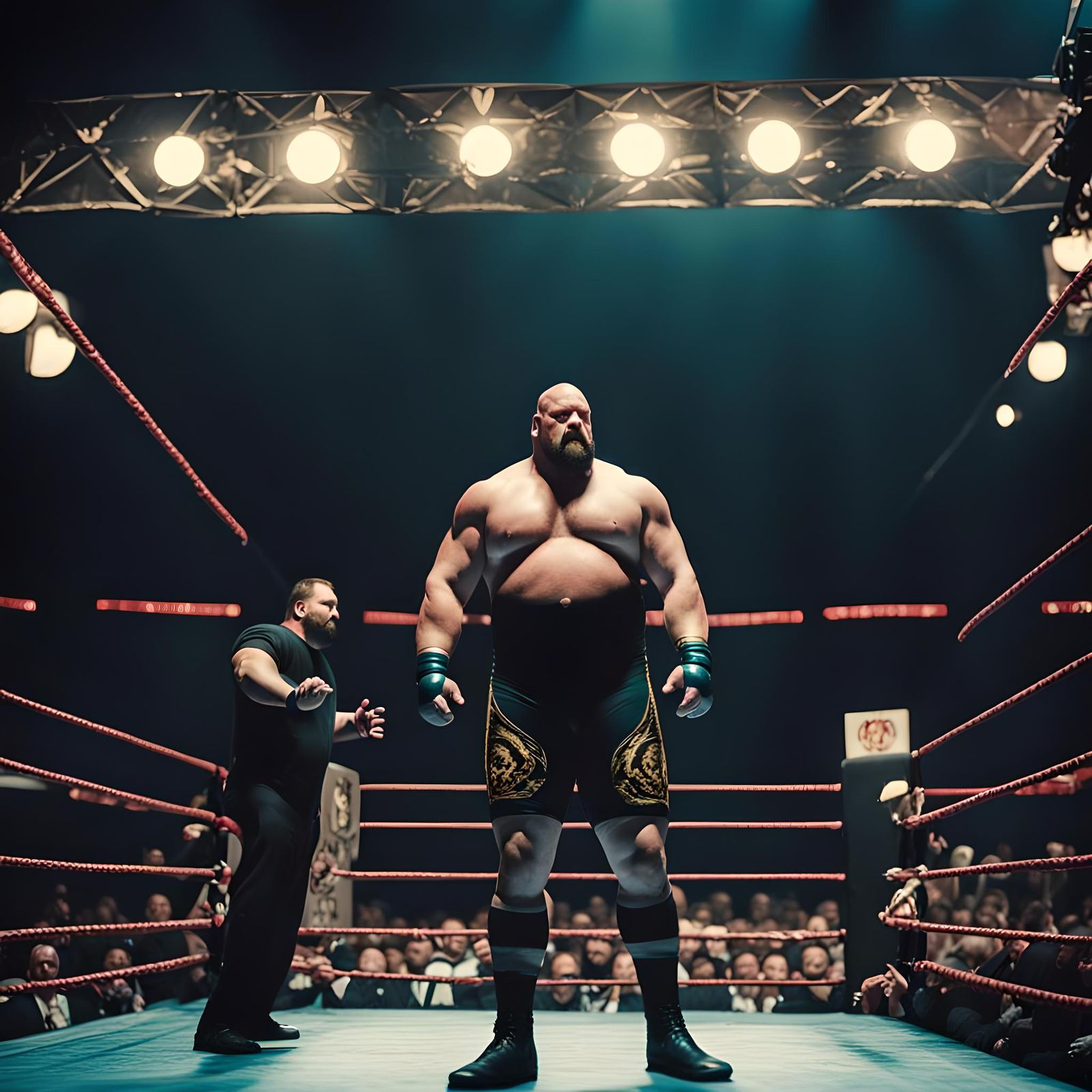 Dramatic Cinematic Wrestling Entrance on Film