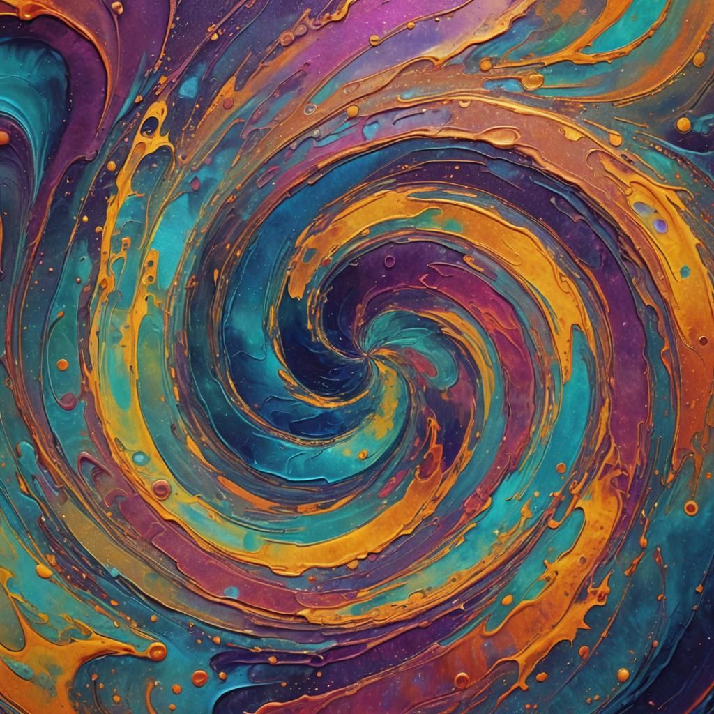 Celestial Abstract Art: Vibrational Frequencies