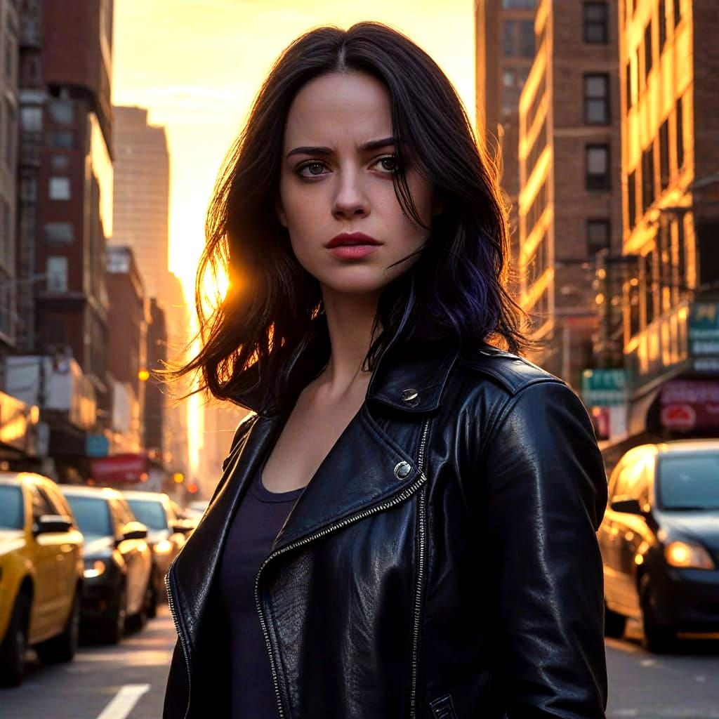 Jessica Jones Digital Art Portrait