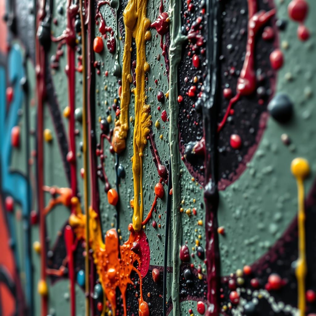 Colorful Graffiti Art in Ultra Detailed HDR