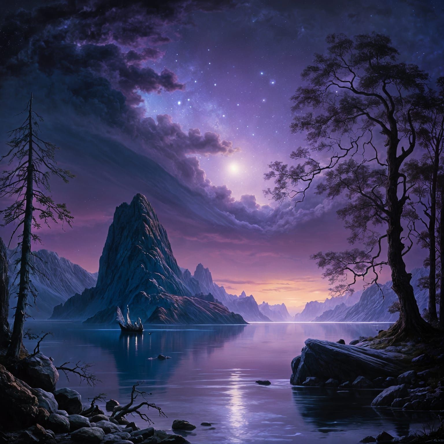 Purple tranquility