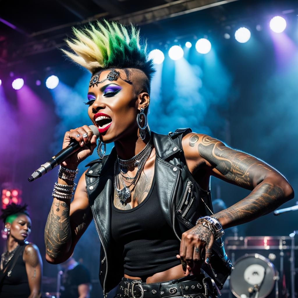 Punk Rock Concert Scene in 64K