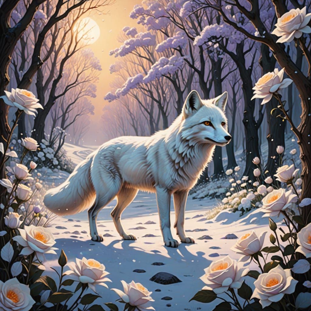 The white fox’s journey ✨