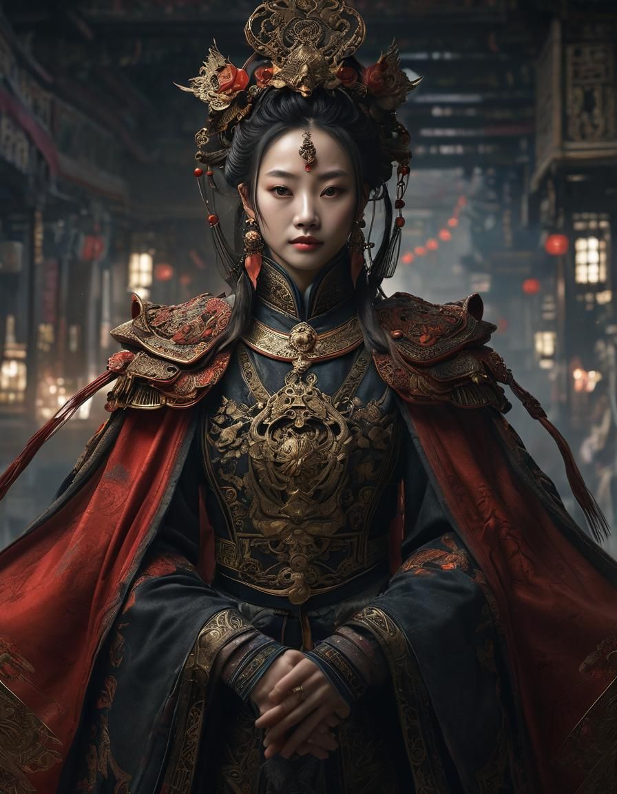 Cunning Manipulator in Wuxia Fantasy Scene