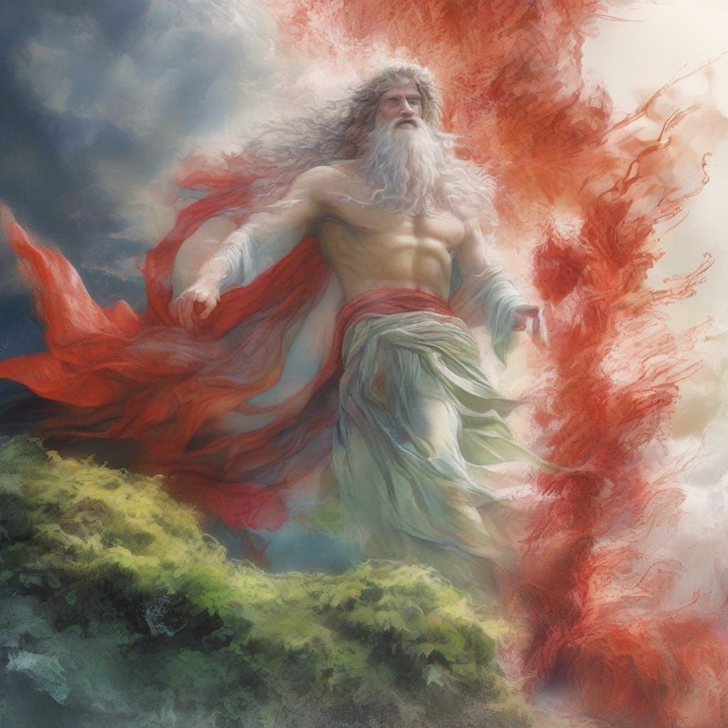 Mosses Part the Red Sea in Dramatic, Hyper-Realistic Art