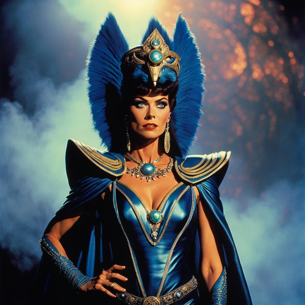 Meg Foster as Evil Lyn: Ethereal Cinematic Portrait