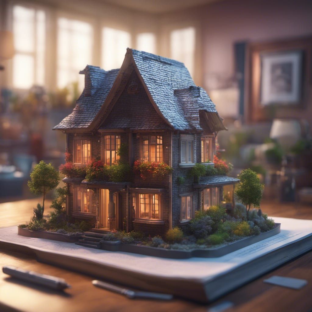 Holographic 3D House Model in Real Estate Agency