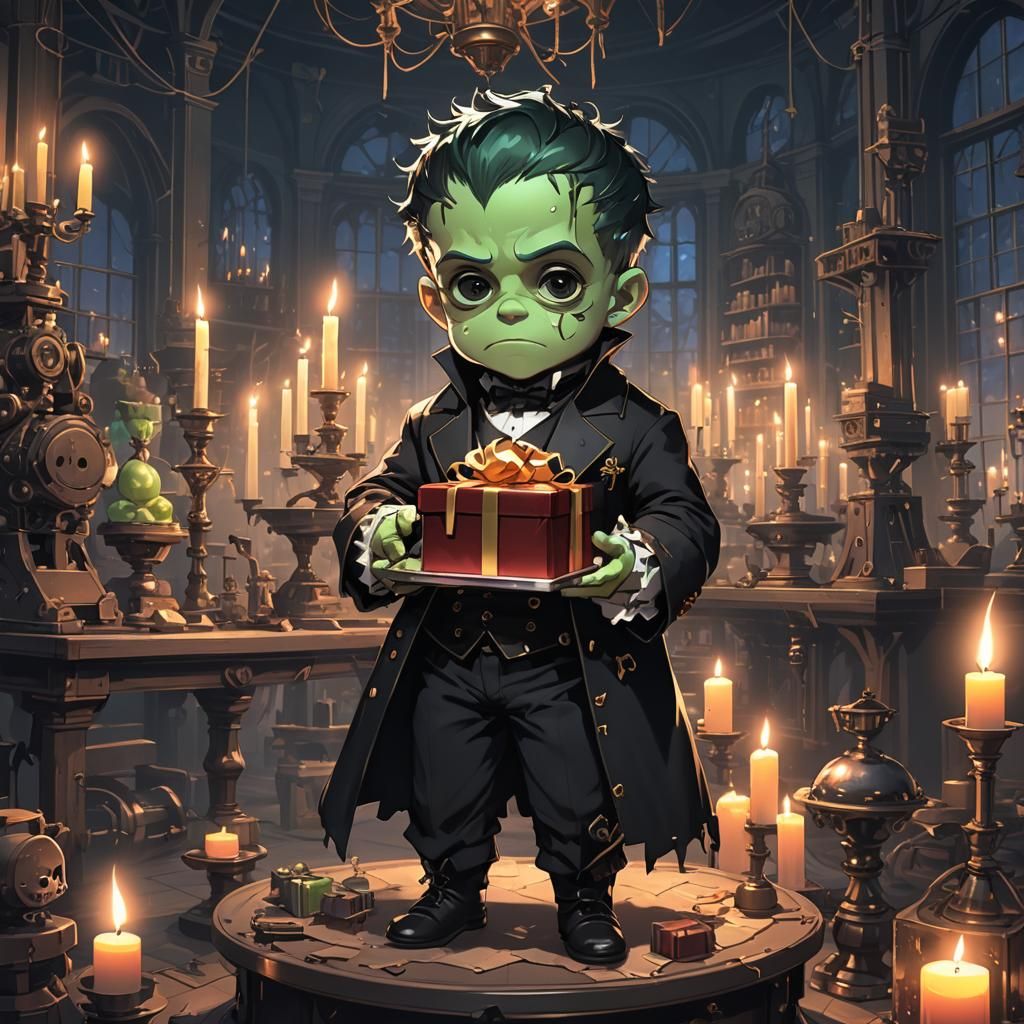 Baby Frankenstein's Birthday: Anime-Inspired Celebration