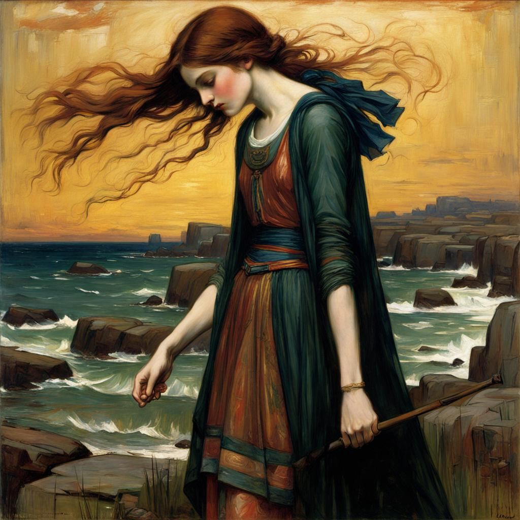 Abstract Art in Waterhouse Style