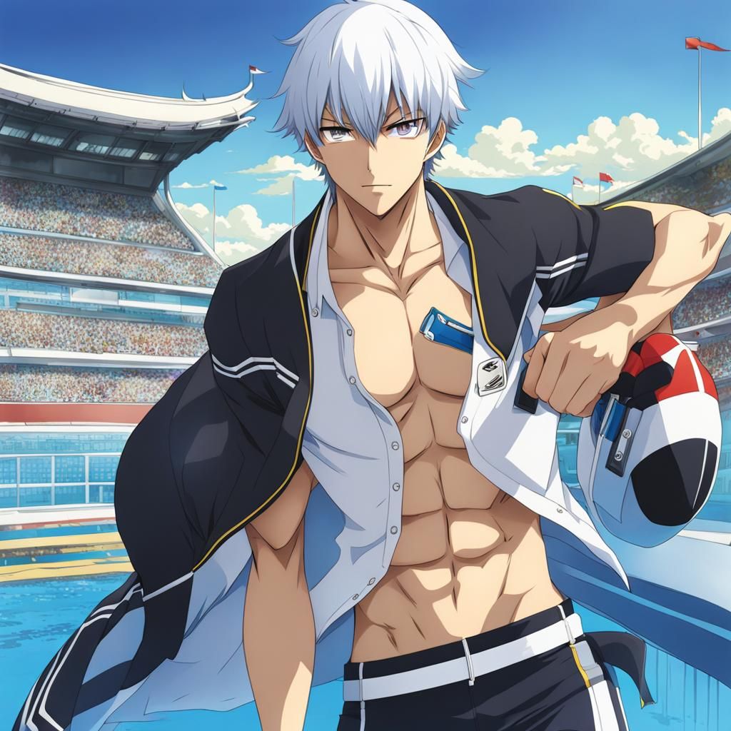 Anime Style Speedo Figure, Manga Art