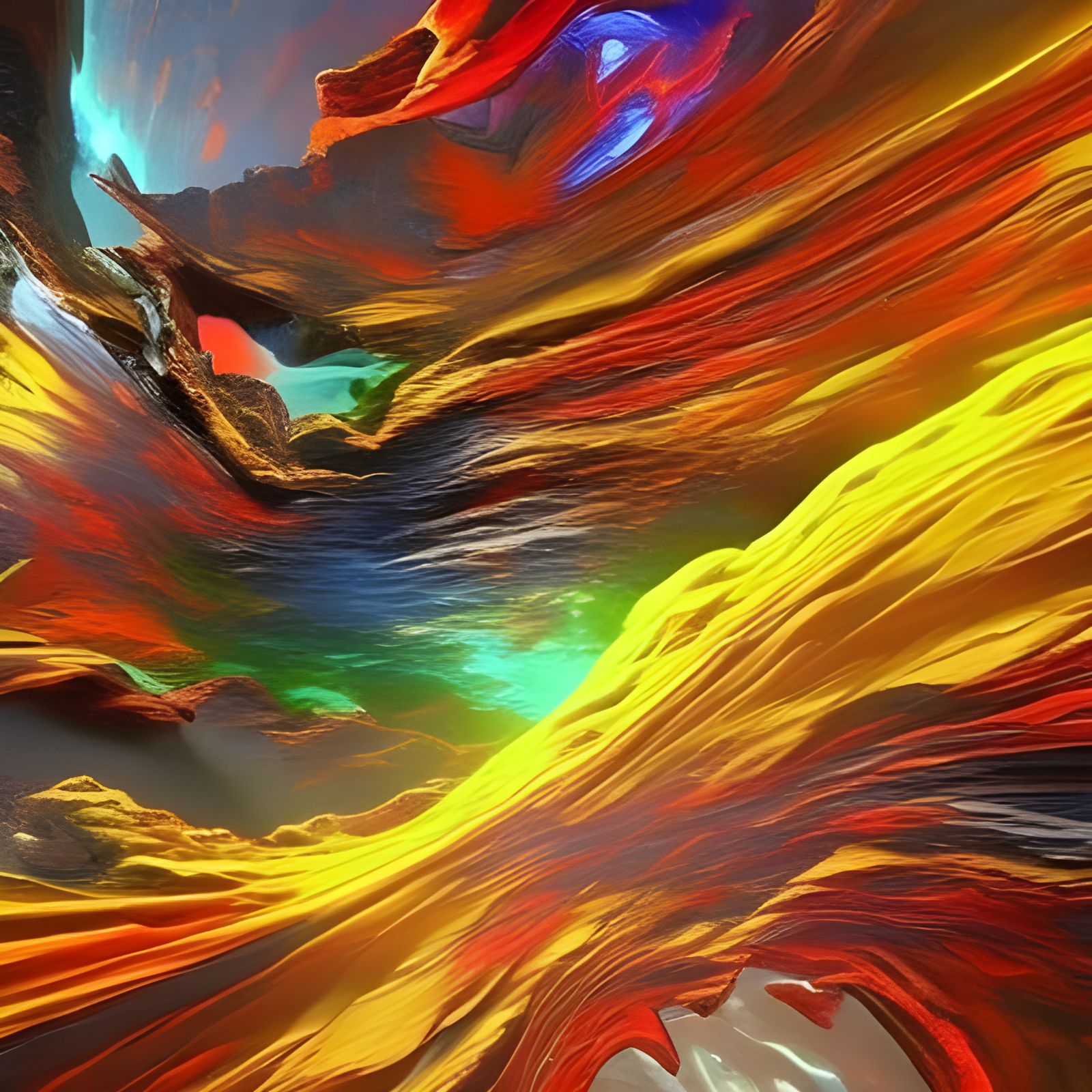Anger Themed Abstract