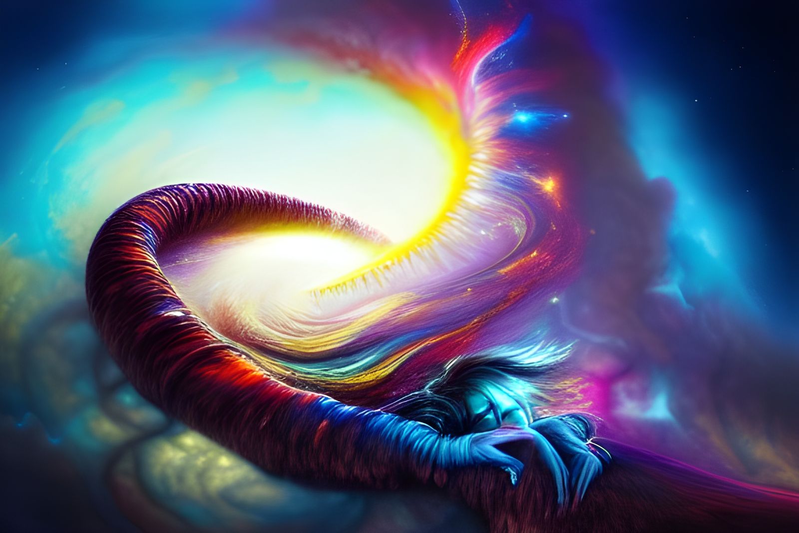 Infinite Spiraling Galaxies by Nevado, Wall, Ito