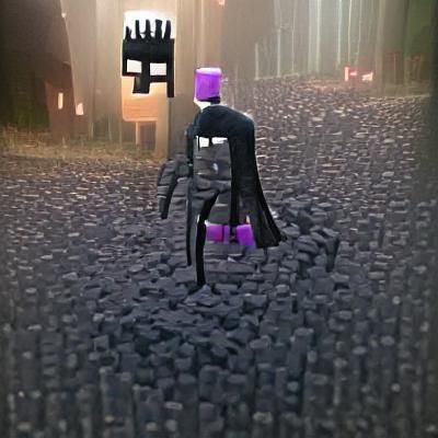Enderman Character Illustration