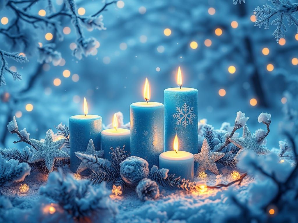 Winter Wonderland Christmas Scene in Stunning 8K Realism