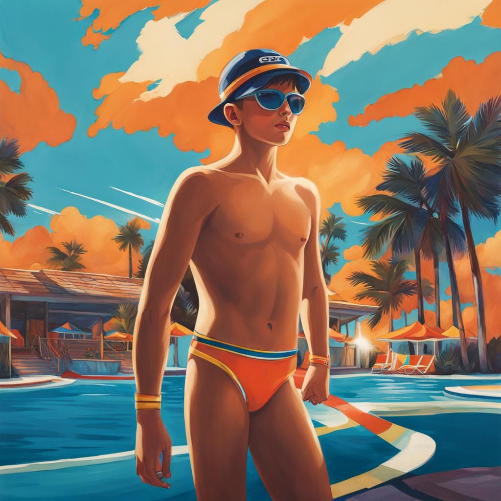 Speedo Boy Generated by AI