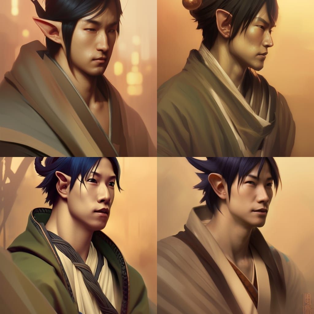 Reo, the High Elf Monk