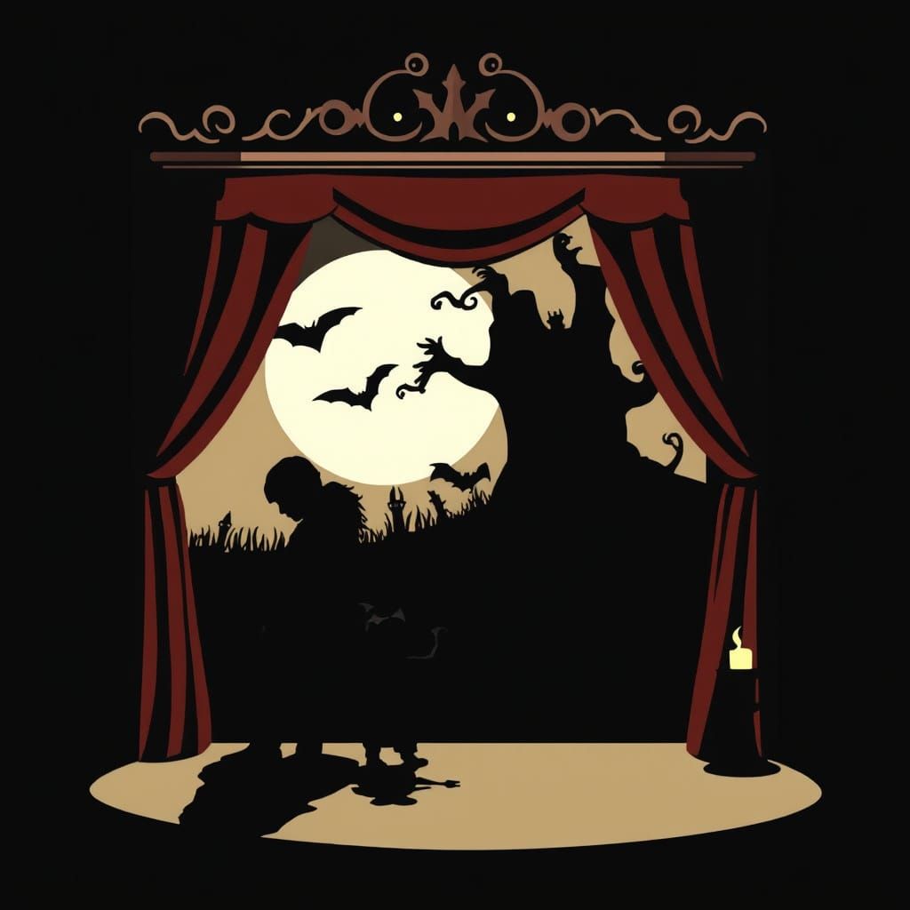 Creepy Shadow Theatre Performance