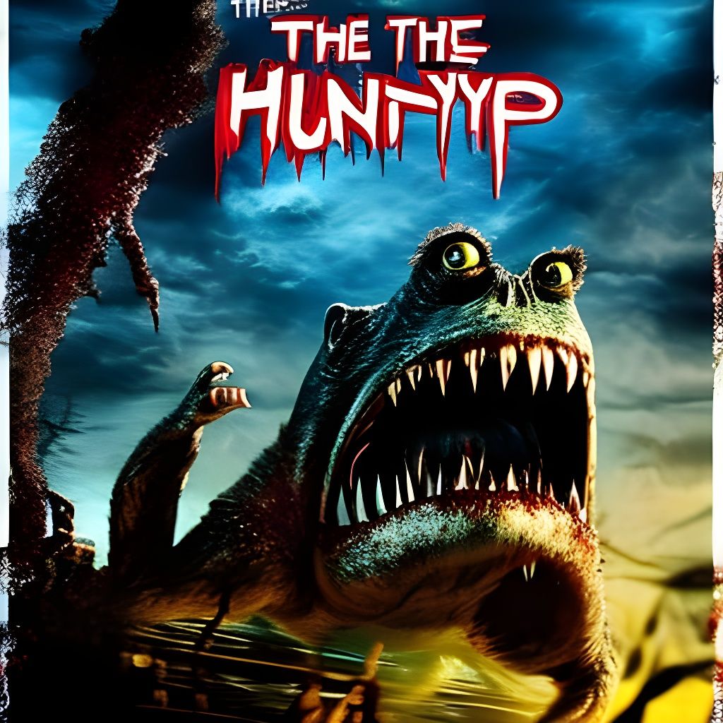 Realistic 2010s Monster Horror Movie Poster: The Bunyip