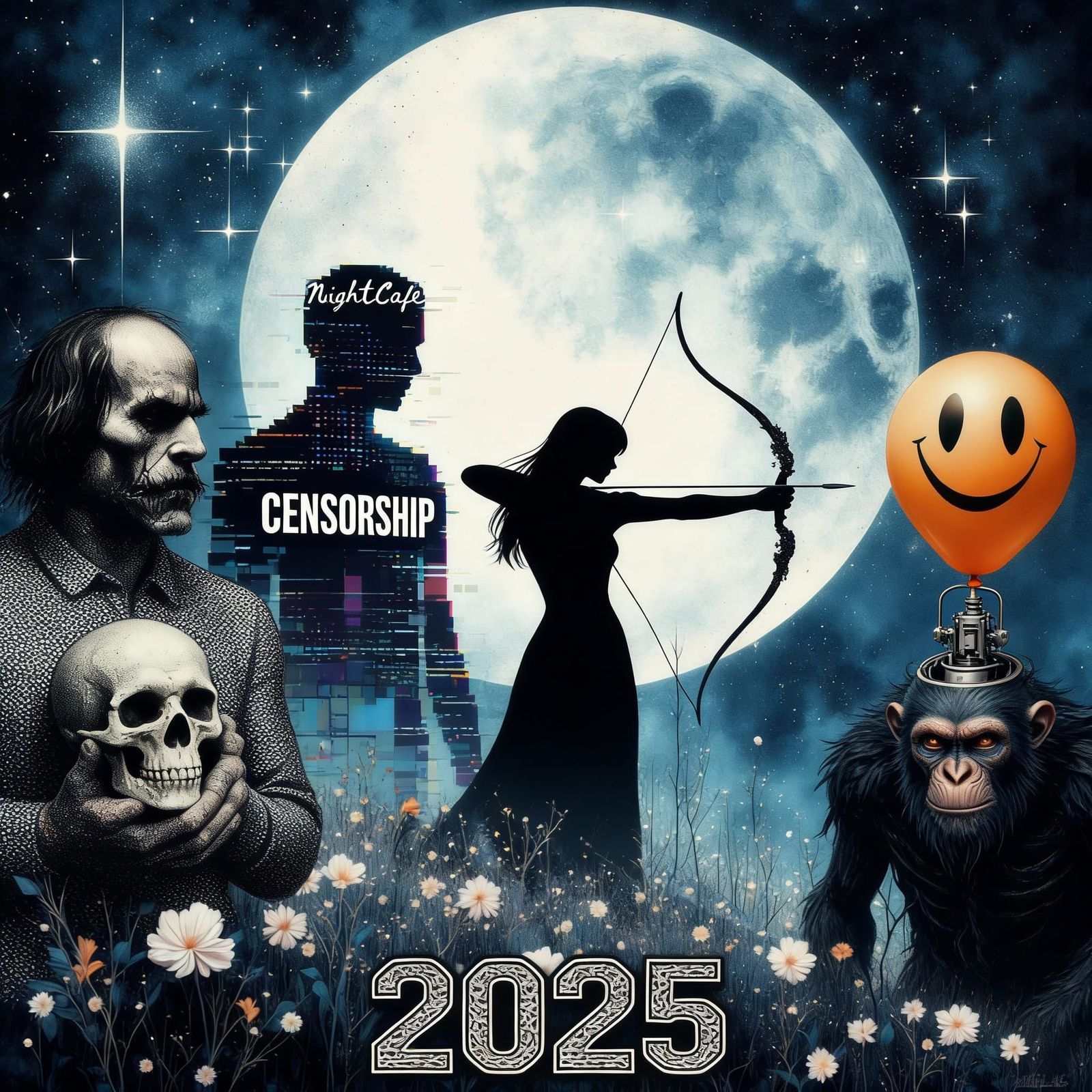 AI Art Collage: 2025 Highlights