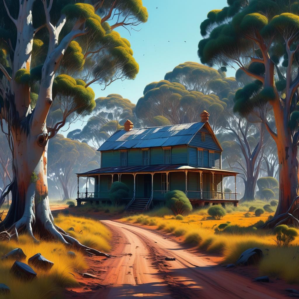 Amongst the Gum Trees.