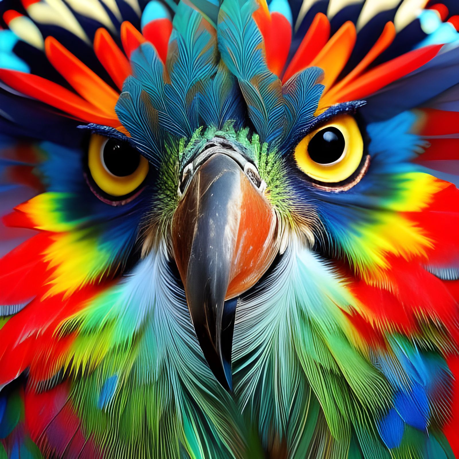 Beauty in a bird-shot