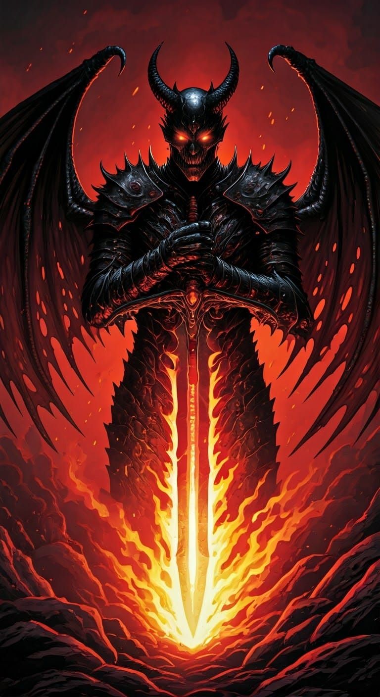 Evil Flaming Sword of Eternal Damnation