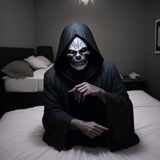 Terrifying Shadow Demon of Sleep Paralysis