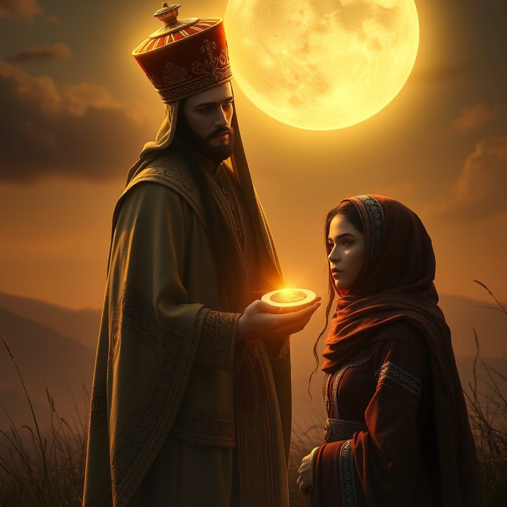 In Albanian folk beliefs, Mokthi is believed to be a male spirit with a golden fez hat who appears to women who are usua...