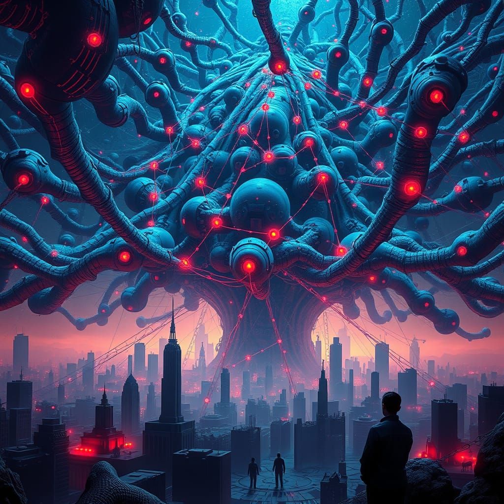 Chaotic Biomechanical Neural Network Illustration