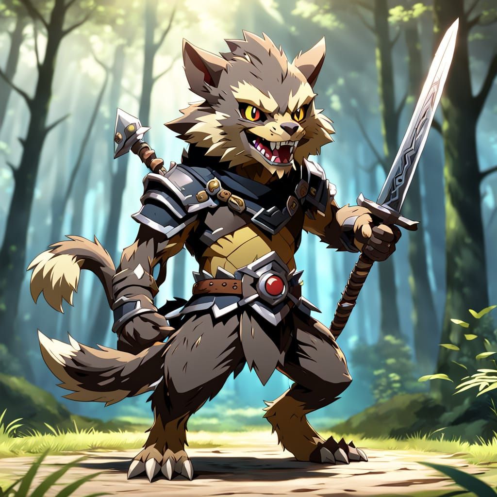 Gnoll Pokémon Anime Concept Art