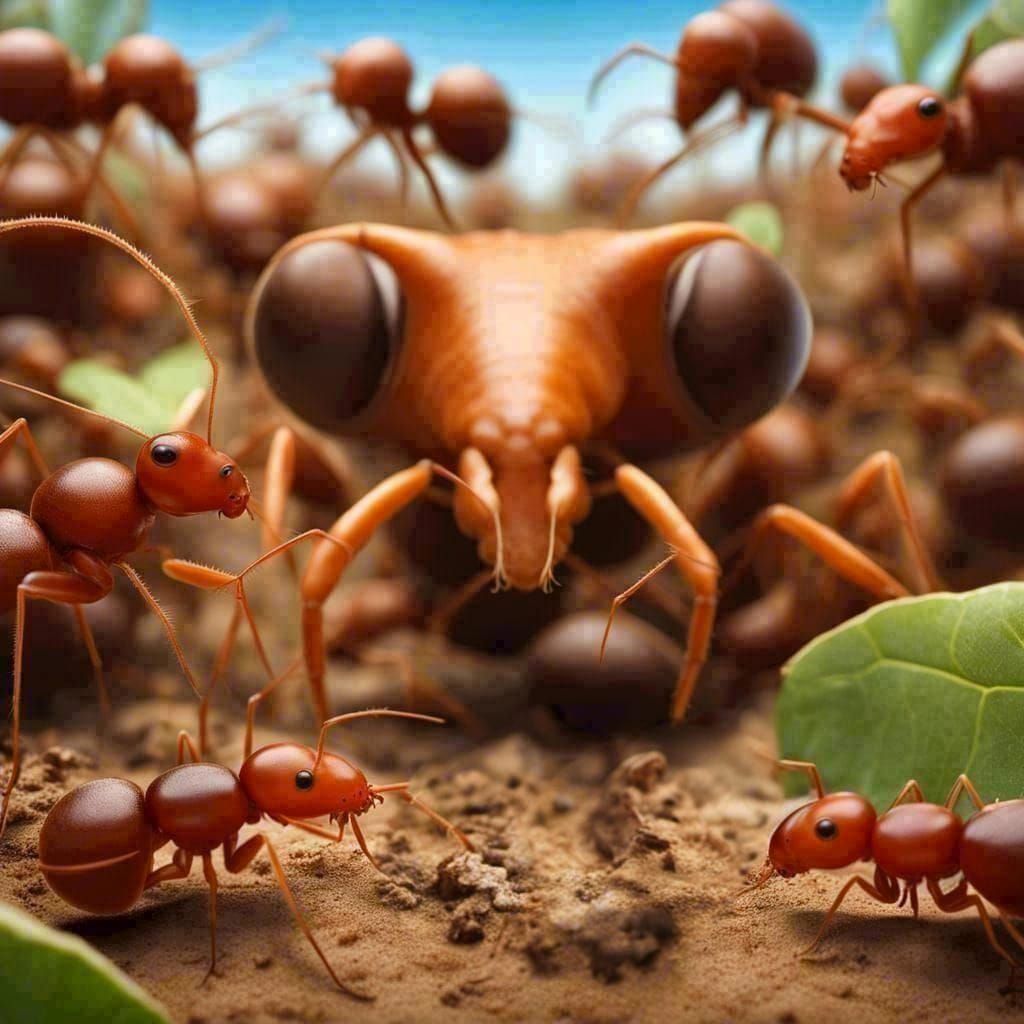 Ants view of  Meet the Queen