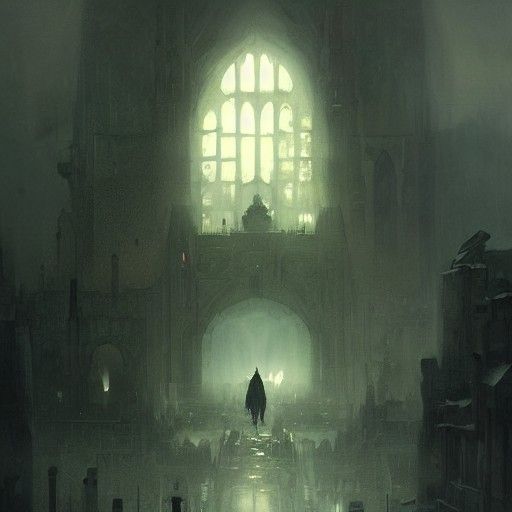Sinister Image of Hrastnik in Rutkowski Style