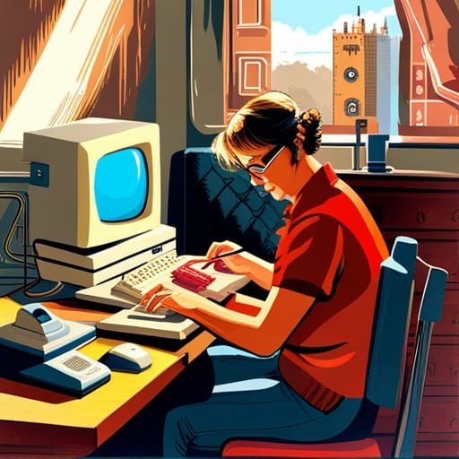 Tinkering with Computer Art Since Commodore 128