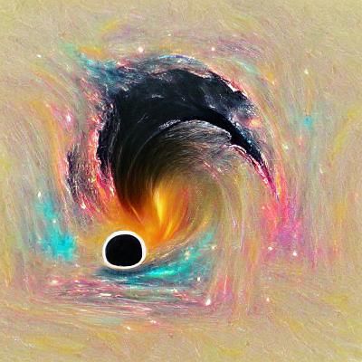 Cosmic Black Hole Vortex of Light