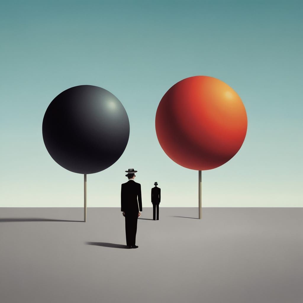 Surrealist Minimalism Depicts Inner Turmoil