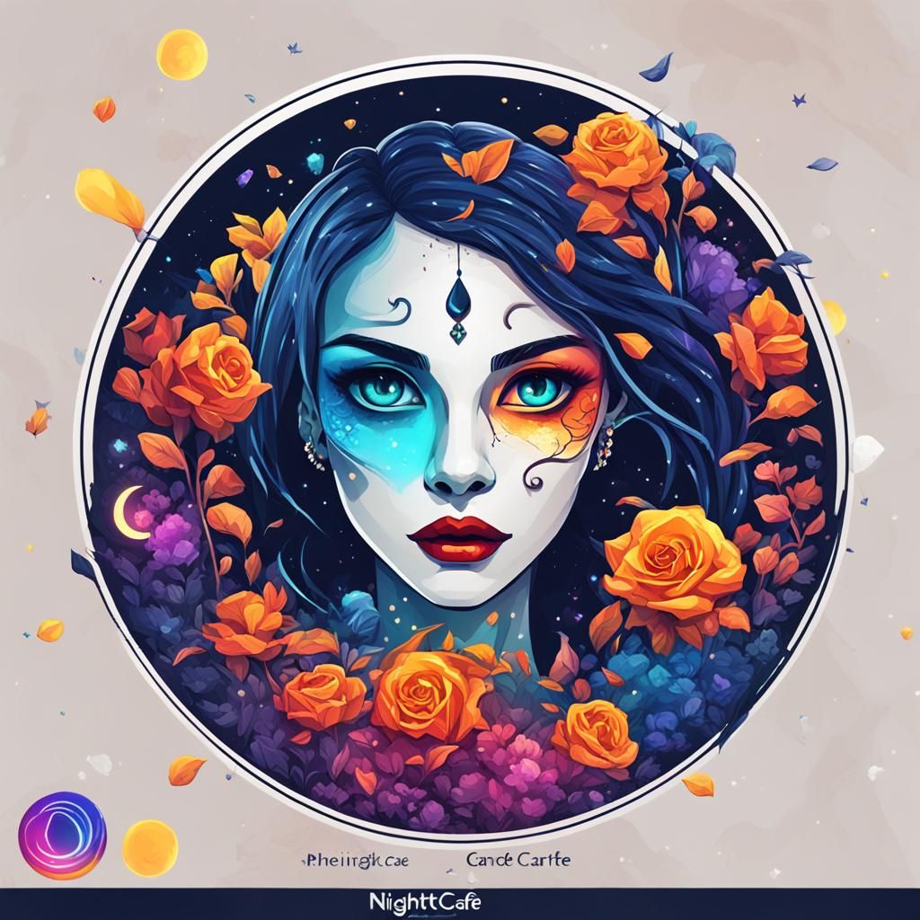 NightCafe Logo with AI Art Navigation Icons