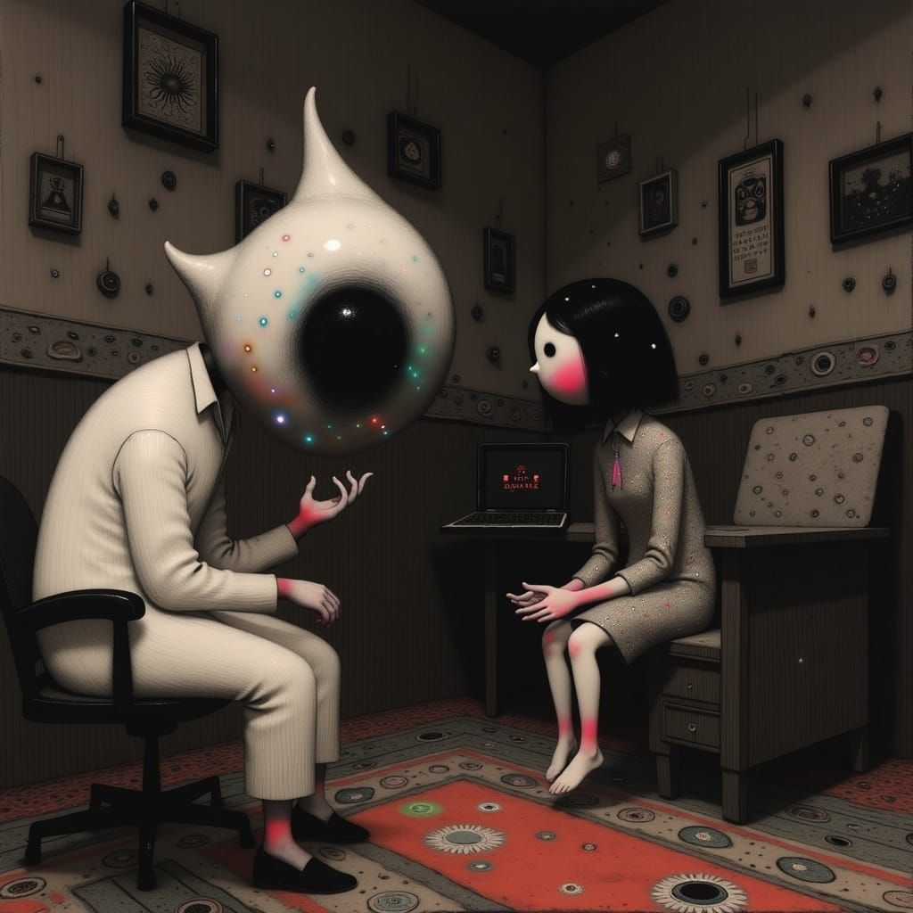 Alien Patient Meets Serious Therapist in Retro-Themed Therap...