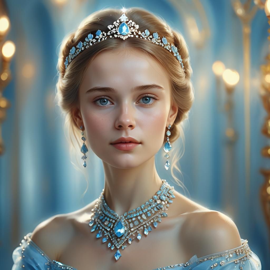 Russian Princess Portrait with Ethereal Lighting