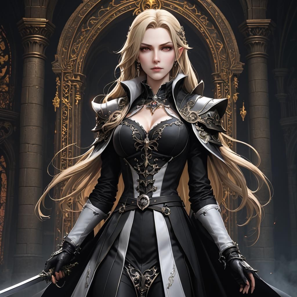 Lenore from Castlevania in 3D Anime Art