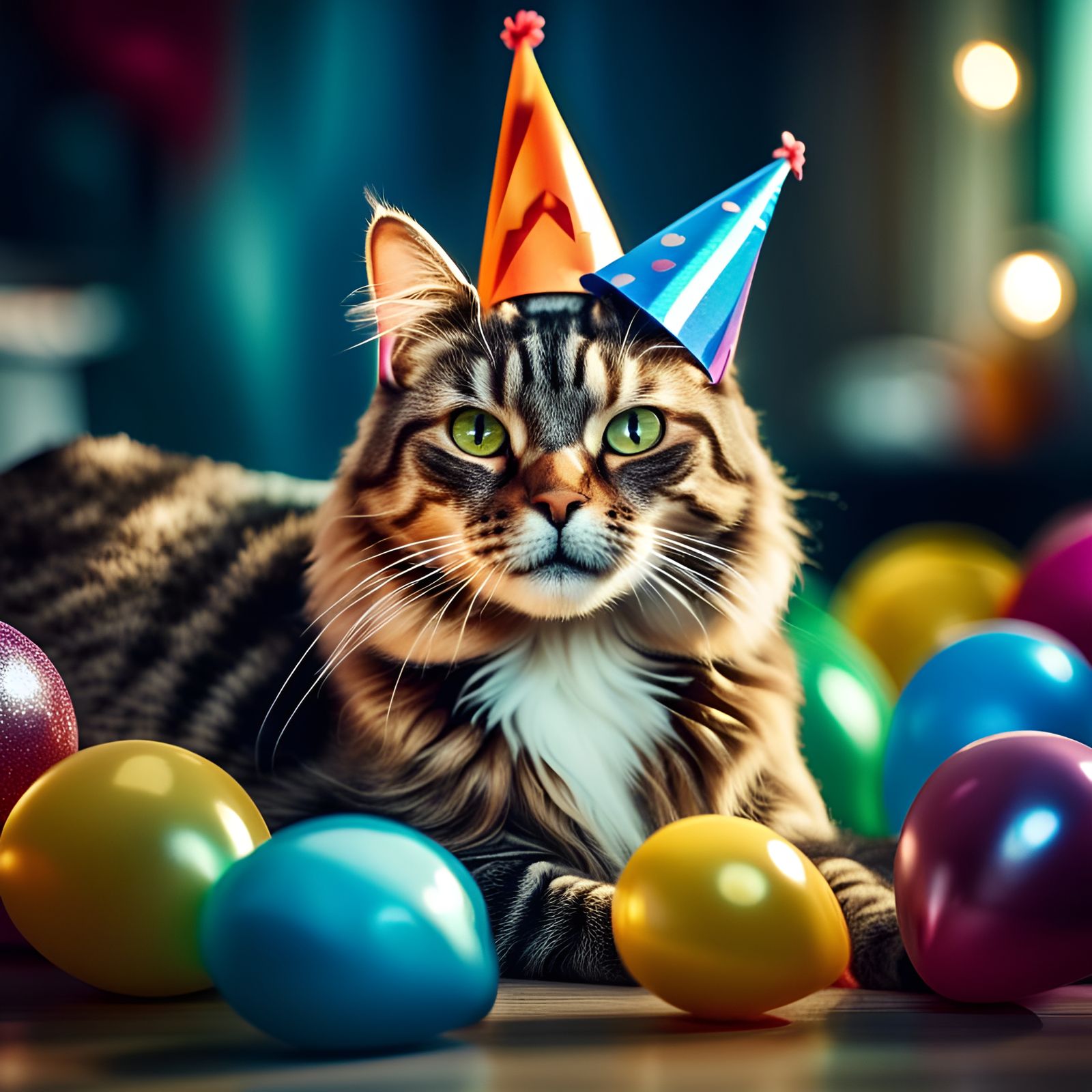 Birthday cat