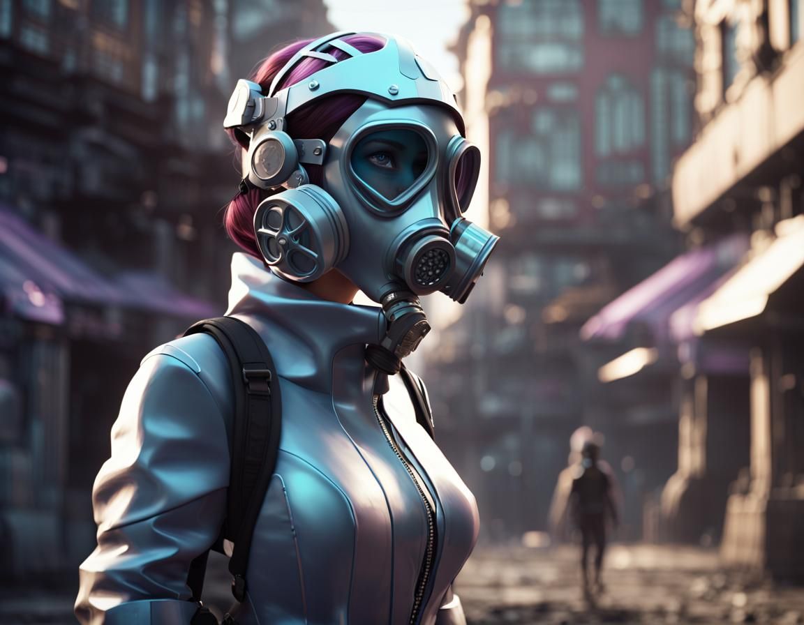 Futuristic Rarity in Sci-Fi Cityscape