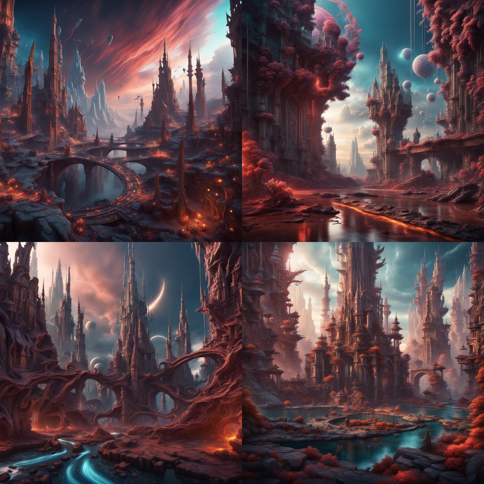 Fantastical Power of Imagination in Detailed Matte Painting