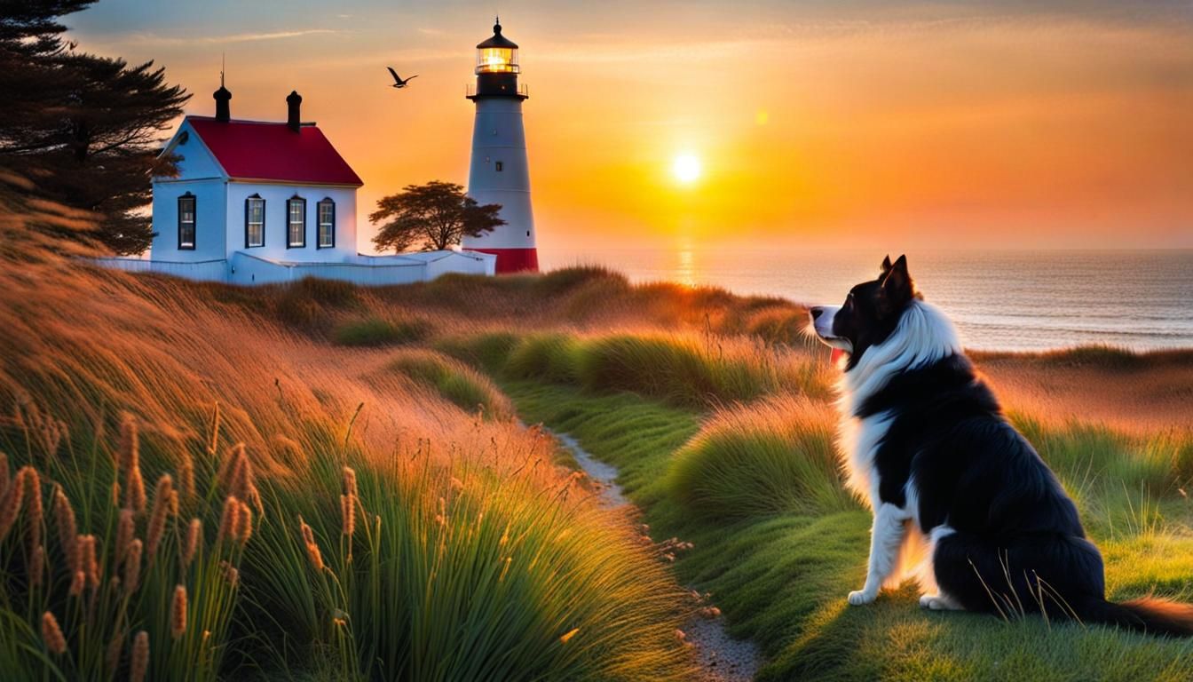 Wholesome Lighthouses, Landscapes, Dog and Cat