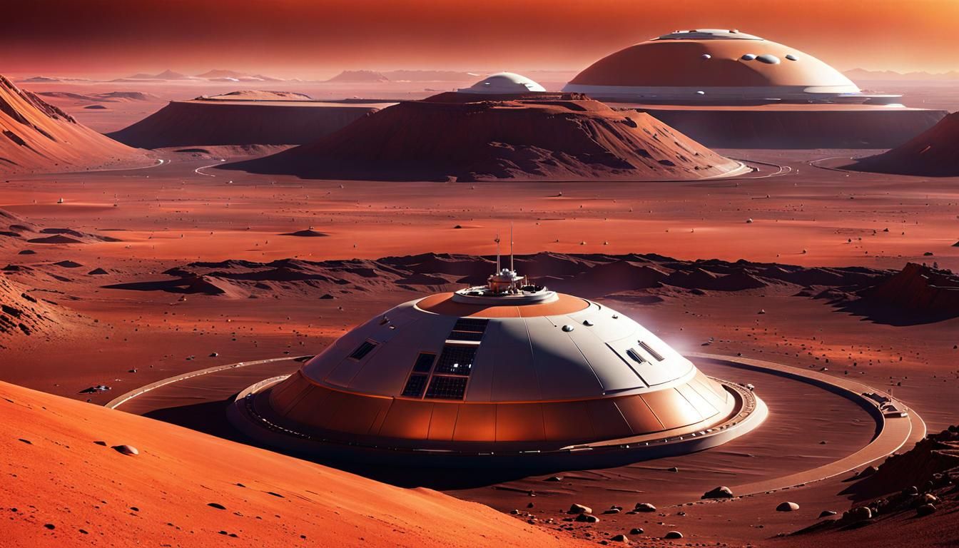 1960s Vision of a Mars Base (Verison 2)