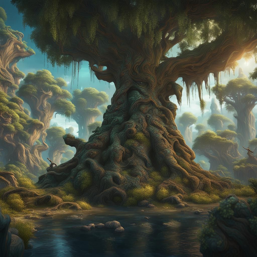 Detailed Savannah Dryad Concept Art