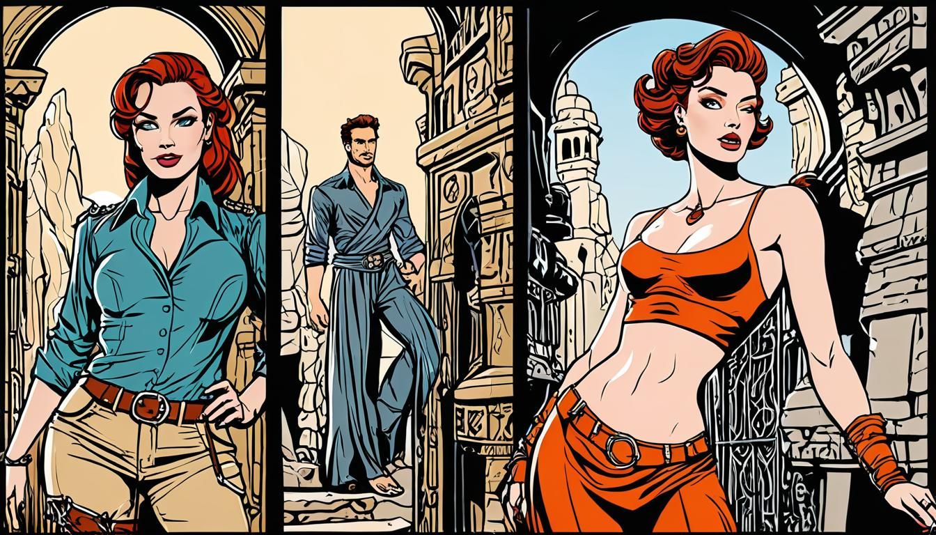 Arabian Temple Adventure: Femme Drag Exploration