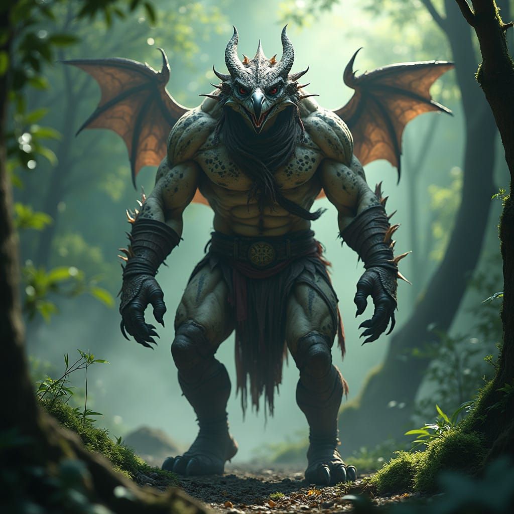 Dragon Hawk Warrior: Mysterious Forest Fighter